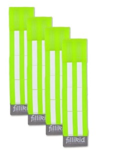 Paski odblaskowe zestaw 4 szt. Neon Fillikid