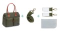 Torba na pieluchy Oxford dark green melanż Fillikid