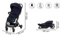 Wózka Spacerowy Styler blue melanż Fillikid