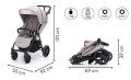 Wózka Spacerowy Allrounder grey melanż Fillikid