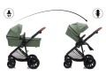 Wózek 2w1 Leopard green melanż FilliKid
