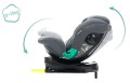 Fotelik samochodowy Luca 360° grey Fillikid