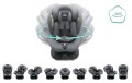 Fotelik samochodowy Luca 360° grey Fillikid