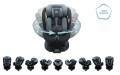 Fotelik samochodowy Luca 360° black/grey Fillikid