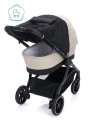 Osłona przeciwsłoneczna Deluxe do wózka black melanż Fillikid