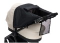 Osłona przeciwsłoneczna Deluxe do wózka black melanż Fillikid