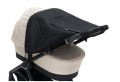 Osłona przeciwsłoneczna Deluxe do wózka black melanż Fillikid