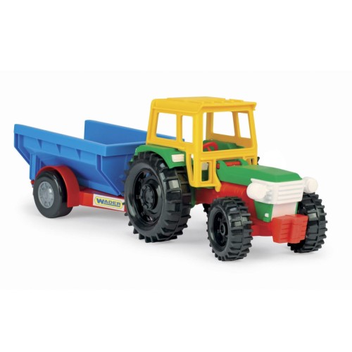 Traktor z przyczepą Wader