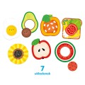 CzuCzu Moje puzzle z dziurką Jedzenie 12m+