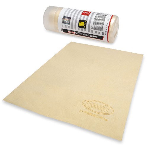 Skórzana tkanina w plastikowym pudełku HEYNER