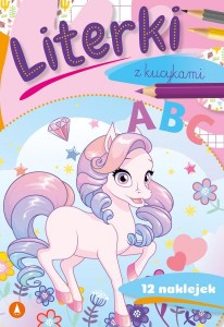 Literki z kucykami ABC z naklejkami