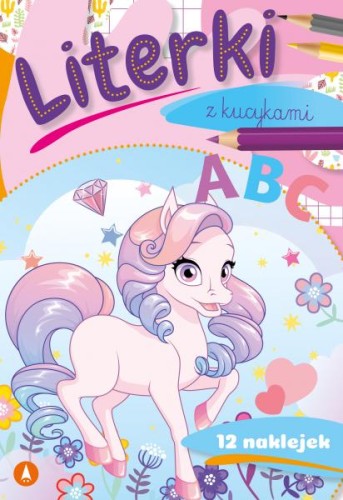 Literki z kucykami ABC z naklejkami