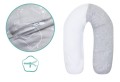 Poduszka do Karmienia Spania Ciążowa Luxe 190cm Grey FilliKid