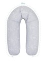 Poduszka do Karmienia Spania Ciążowa Luxe 190cm Grey FilliKid
