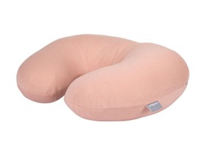 Poduszka do karmienia jersey z wkładem wododopornym różowa PIAPIMO