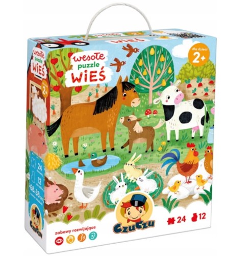 Puzzle Układanka CzuCzu Wesołe Wieś 2+ Puzzle 24 el