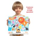 Puzzle CzuCzu Duuuże puzzle z dziurką 3+ Alfabet 48 el.