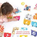 CzuCzu Puzzle z dziurką Pociąg do liczenia 30 el.