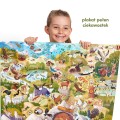 CzuCzu Dzikie puzzle Parki narodowe PLAKAT 6+