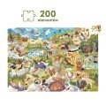 CzuCzu Dzikie puzzle Parki narodowe PLAKAT 6+