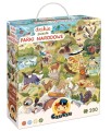 CzuCzu Dzikie puzzle Parki narodowe PLAKAT 6+