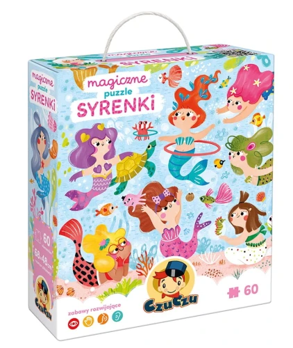 CzuCzu Magiczne puzzle Syrenki 4+