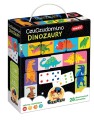 CzuCzu Duża Układanka Gra DOMINO DINOZAURY dla dzieci 2+