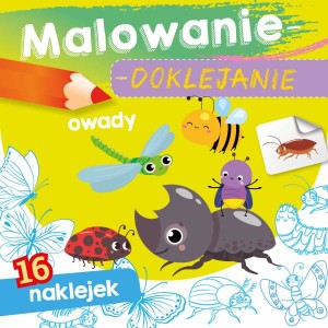 Malowanie doklejanie OWADY z naklejkami