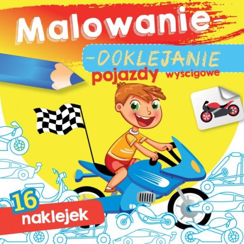 Malowanie doklejanie. Pojazdy wyścigowe z naklejkami