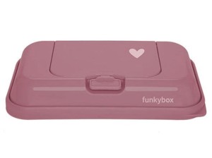  Pojemnik na Chusteczki To Go, Punch Pink Little Heart Funkybox