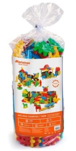 Marioinex Klocki Wafle Wiejska Zagroda 240 el.