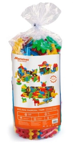 Marioinex Klocki Wafle Wiejska Zagroda 240 el.