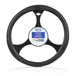 Pokrowiec Nakładka na kierownicę Luxus 37-39 cm Black ALCA