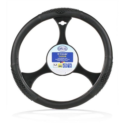 Pokrowiec Nakładka na kierownicę Luxus 37-39 cm Black ALCA