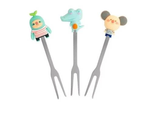 Wielorazowe widelczyki do lunchboxa Zwierzęta Lasu LUNCH MUNCH