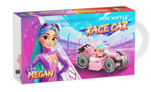 Marioinex Waffle Mini Samochody Race Car Megan 50 el. Pink Wyścigi