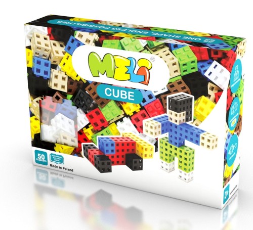 Klocki konstrukcyjne Meli Classic Cube 50