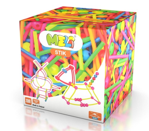 Klocki Meli Stik Neon 150 sztuk