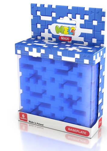 Podstawa Budowlana Meli Maxi Baseplate Blue 6 sztuk