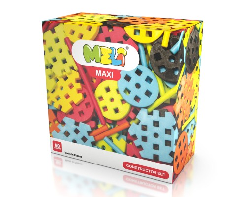 Klocki Meli Maxi Constructor Set 60 sztuk