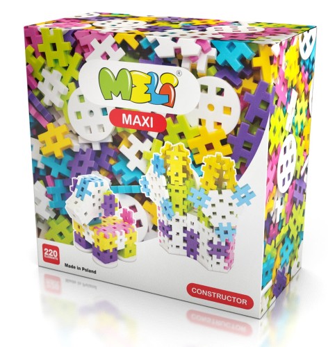 Maxi Pink Constructor 220 szt