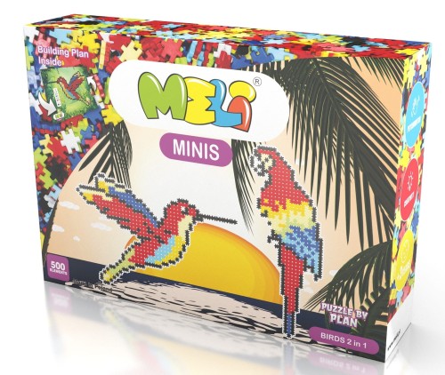 Klocki Meli Minis Thematic Birds 2in1