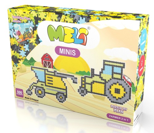 Klocki Meli Minis Thematic Farmer 2in1