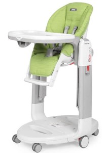 Krzesełko z funkcją leżaczka i huśtawki Tatamia Follow Me WONDER GREEN Peg Perego