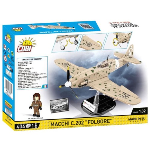 Klocki Cobi HC WWII 5760 AERONAUTICA MACCHI C.202 FOLGORE 405