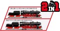 KLOCKI COBI TRAINS 6287 DRB CLASS 52 STEAM LOCOM.&SEM.2747