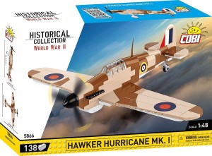 Klocki Cobi HC WWII 5866 HAWKER HURRICANE MK.1 138 KL.