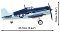 Klocki Cobi HC WWII 5883 GRUMMAN F6F HELLCAT 235 KL.