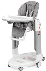 Krzesełko z funkcją leżaczka i huśtawki Tatamia Follow Me WONDER GREY Peg Perego