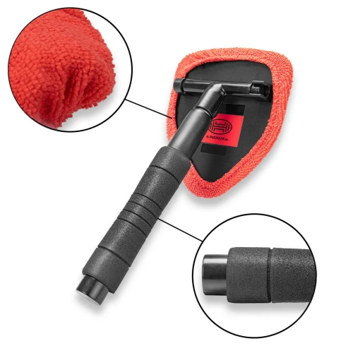 SZCZOTKA do Czyszczenia szyb z nakładką z mikrofibry HEYNER